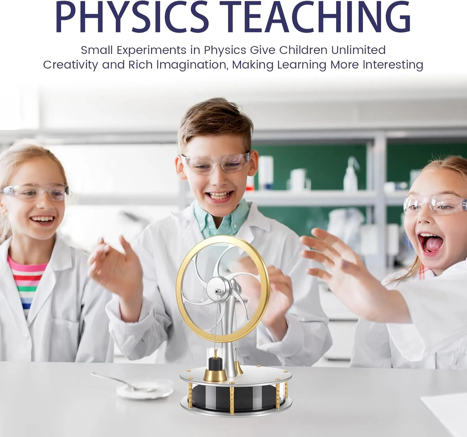 Low-Temperature Stirling Engine Classroom Teaching Stirling Engine Kit Steam Heat Educational Model Adult Desktop Educational Toys Brass Aluminum Stirling Engine-HZZ92 Pro Silver