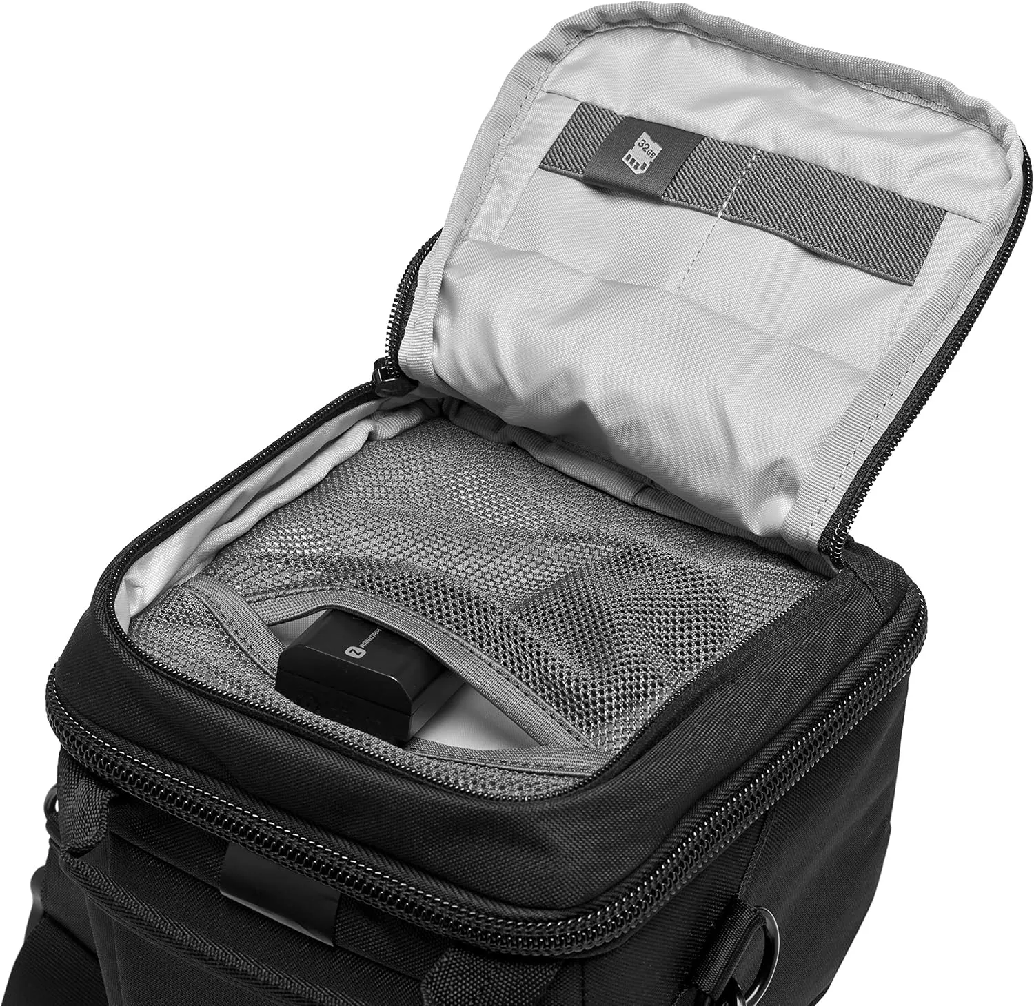 Lowepro ProTactic TLZ 70 AW DSLR toploader - Expand to Hold up to 24-70mm f/2.8 and Lens Hood with Portrait Grip - Camera Gear to Personal belongings - for DSLR Like Canon 5D - LP37278-PWW,Black