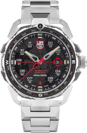 Luminox - ICE-SAR Arctic XL.1202 - Mens Watch 46mm - Military Watch in Silver/Black Date Function - 200m Water Resistant - Sapphire Glass - Mens Watches - Made in Switzerland