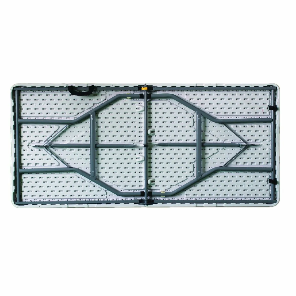 Marbueno Folding Table Resin White 180x70x74 cm Catering, Beach, Camping 10529