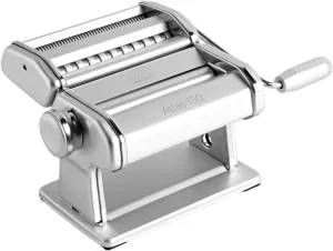 Marcato Atlas Ice Pasta Machine. Manual Dough Cutter. Chrome Steel and Anodized Aluminium. Elegant design. 20 x 20 x 15 cm. Easy to use