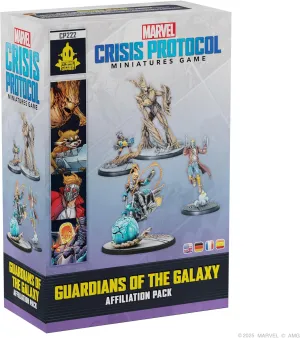 Marvel: Crisis Protocol Guardians of The Galaxy Affiliation Pack -Tabletop Superhero Game, Ages 14 , 2 Players, 90 Minute Playtime, Made