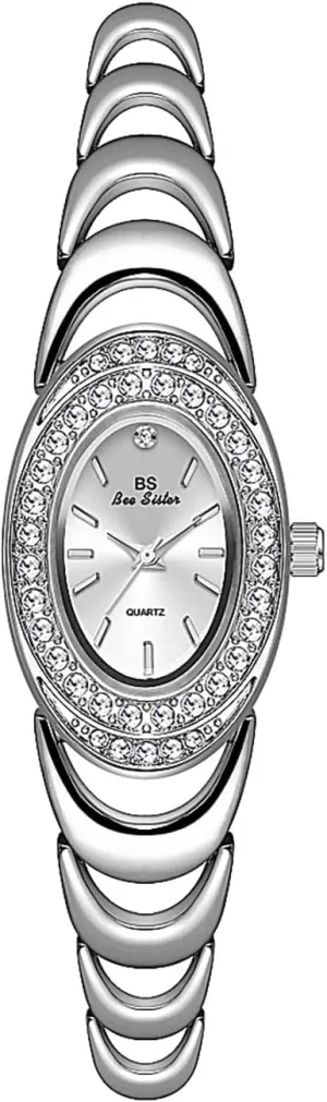 MASTOP Women's Fashion Luxury Oval Watch Quartz Analog Dress Watch Waterproof Stainless Steel Wristwatch for Any Occasion