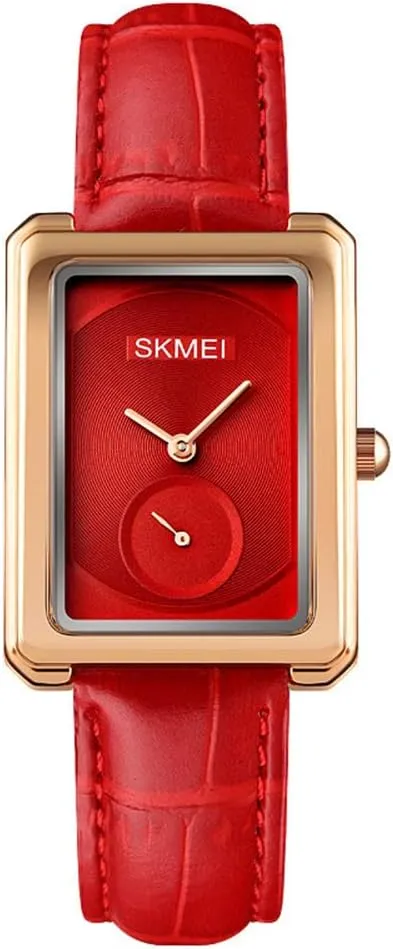 MASTOPWomen Watch,Vintage Leather Elegant Rectangle Wrist Watch for Lady Girls, Analog Quartz Waterproof Watches for Women