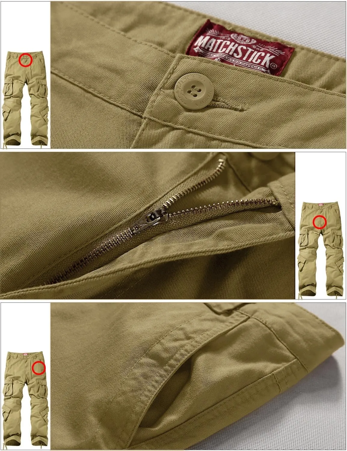 Match Men's Wild Cargo Pants