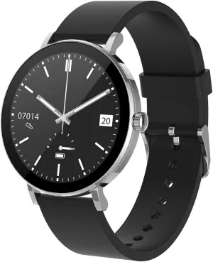 Men's Digital Automatic Watch with Silicone Strap SW079E, Silver, Modern, Silver, Modern