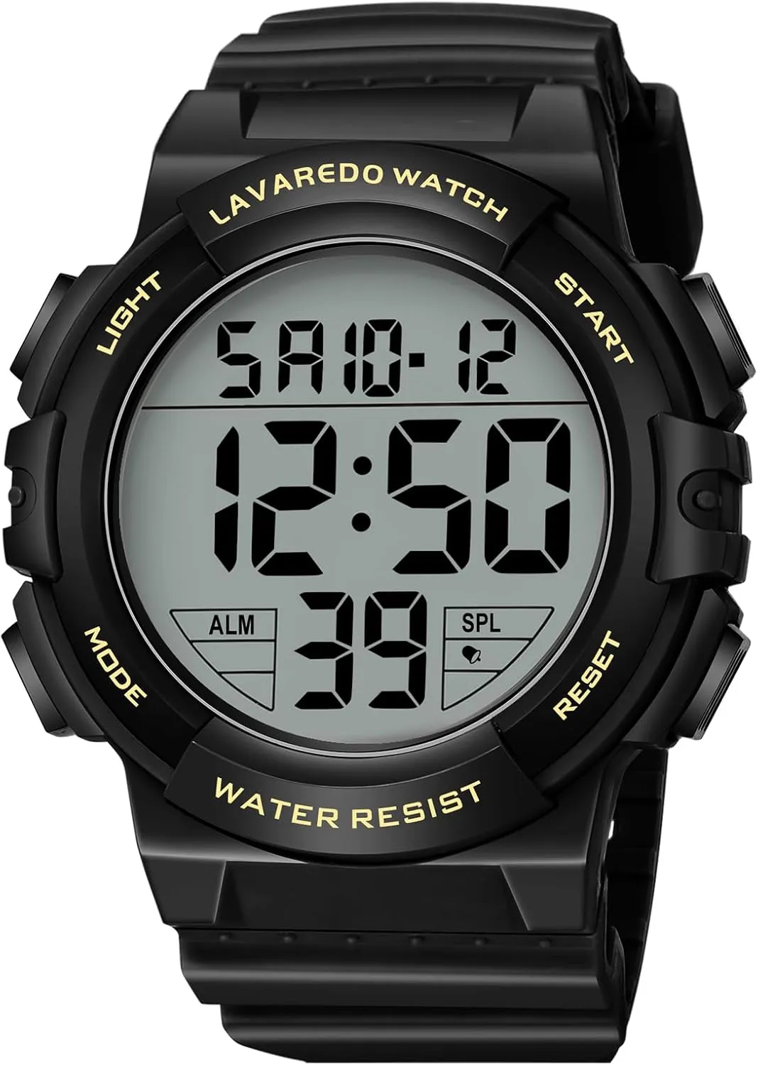 Mens Digital Watch, Sport Military Watches for Men Waterproof LED Screen Large Face Tactical Watch with Backlight Alarm Stopwatch Wrist Watch