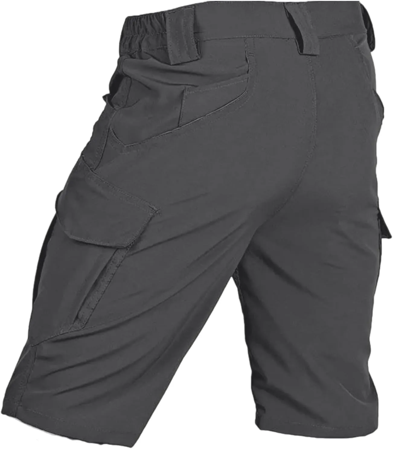Mens Hiking Cargo Shorts 9 Pockets Quick Dry Lightweight Stretch Tactical Short Outdoor Fishing Campin