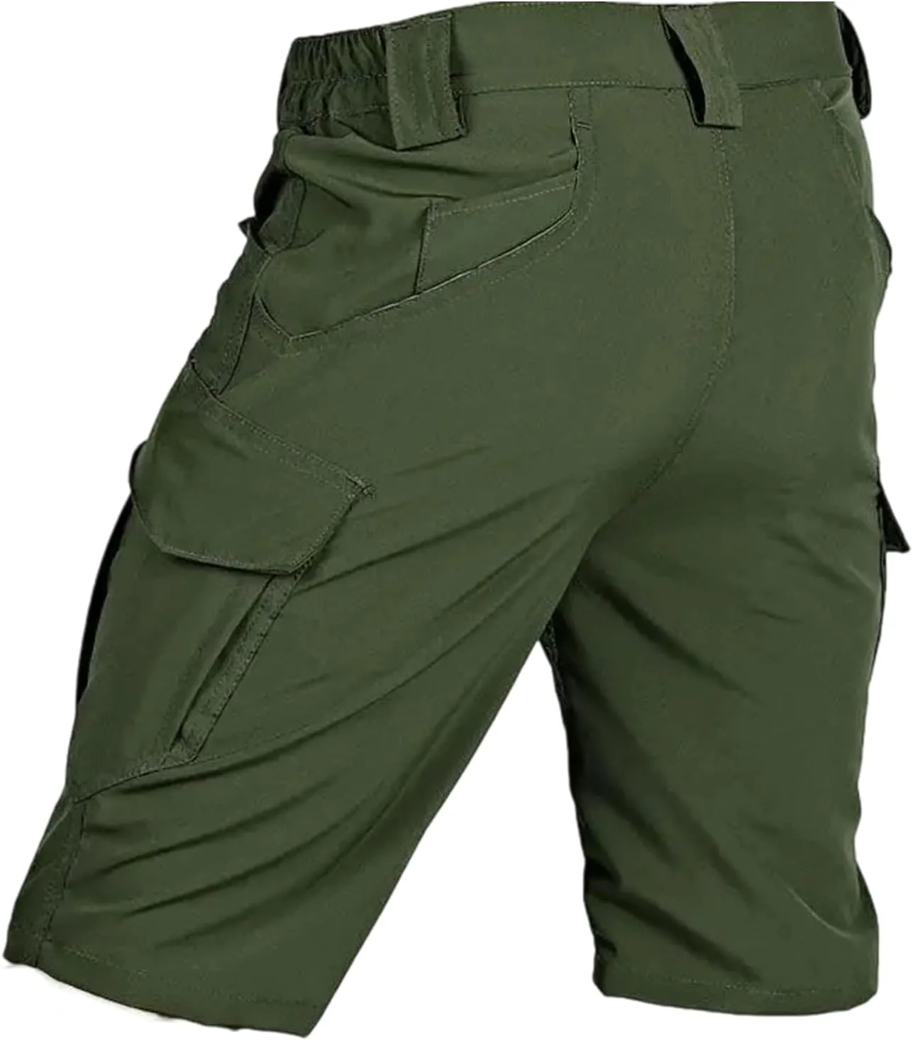 Mens Hiking Cargo Shorts 9 Pockets Quick Dry Lightweight Stretch Tactical Short Outdoor Fishing Campin