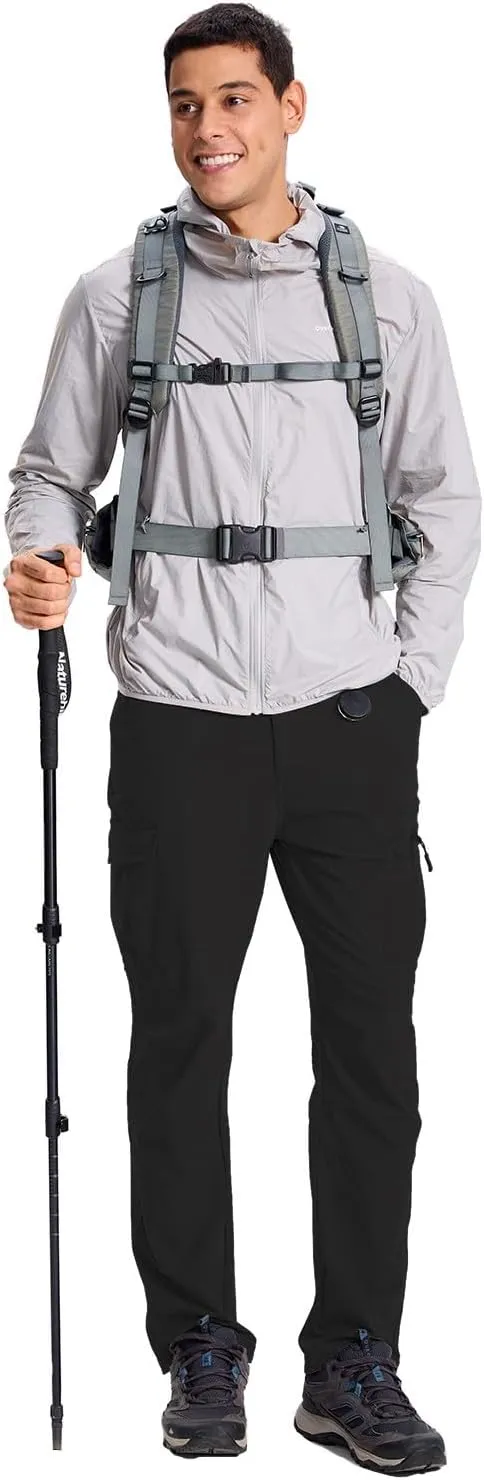 Men's Hiking Cargo Work Pants Waterproof Lightweight Quick Dry Outdoor Fishing Mountaineering Travel Tactical Pants