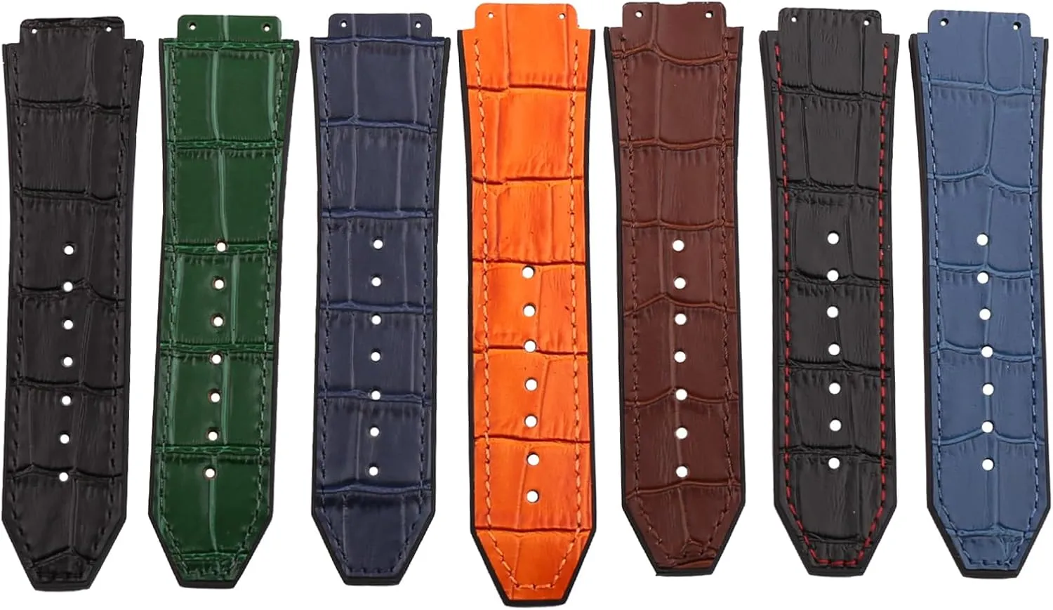 Men's leather watch strap compatible with Hublot BIG BANG Women's Outdoor Sports waterproof bracelet 19mm*25mm watch accessories