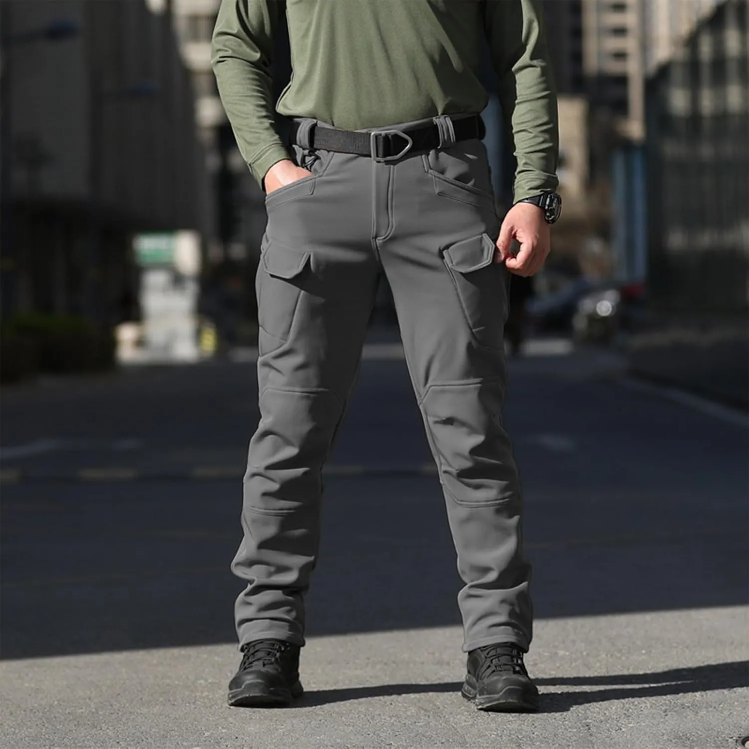Mens Tactical Cargo Pants Waterproof City Special Service Pants Military Fan Ix7 Multi Pocket Overalls