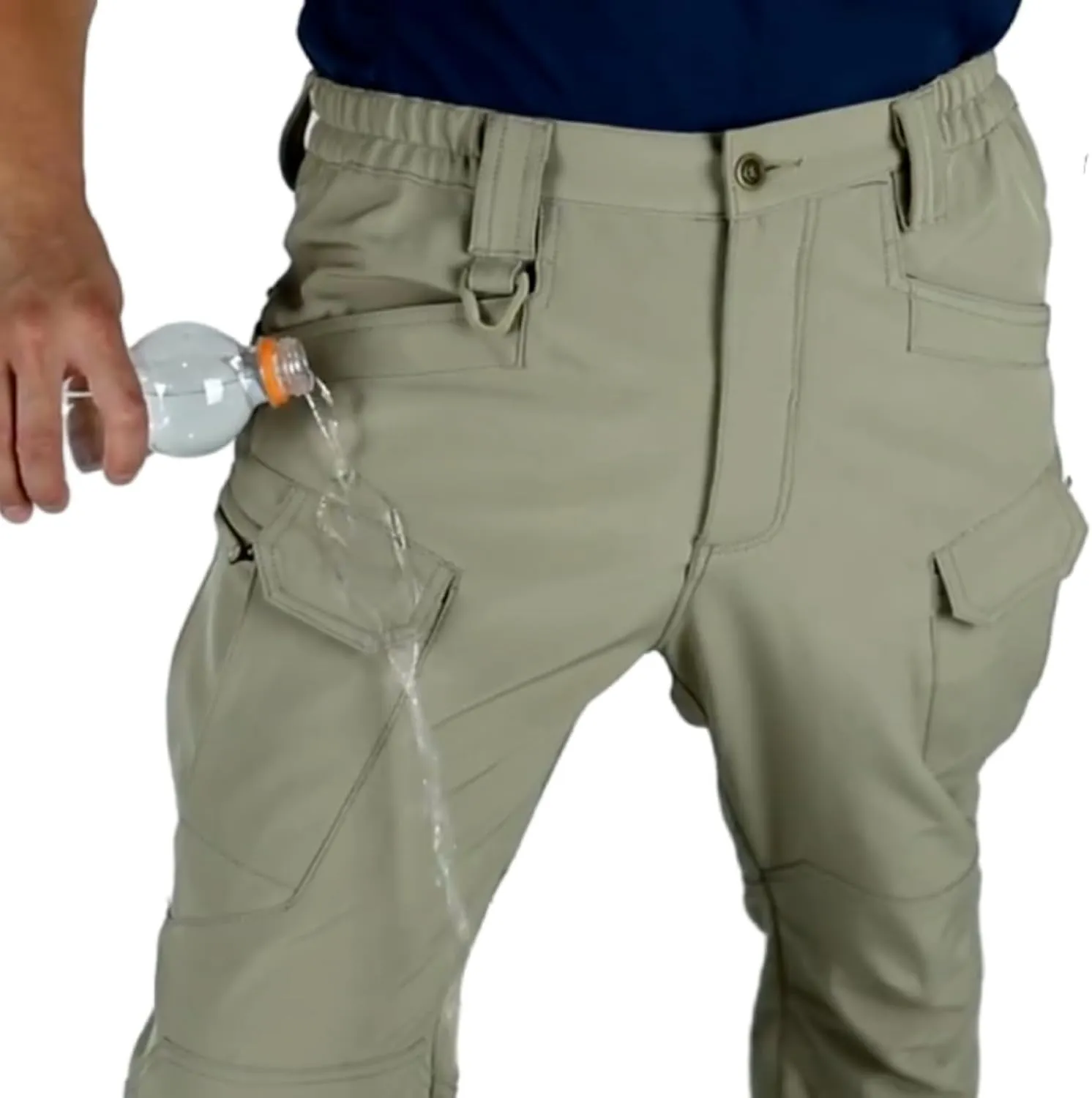 Mens Tactical Cargo Pants Waterproof City Special Service Pants Military Fan Ix7 Multi Pocket Overalls