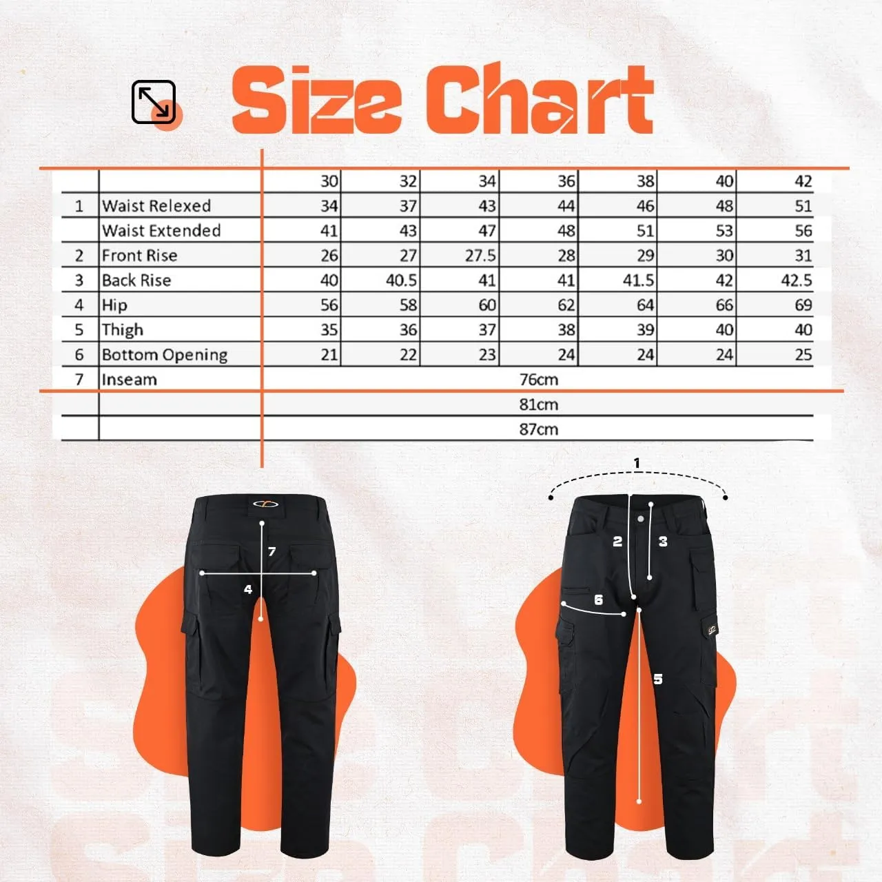 Mens Tactical Pants Elasticated Waist Lightweight Work Pants for Men Construction Boot Cut Relaxed Fit Cargo Pants