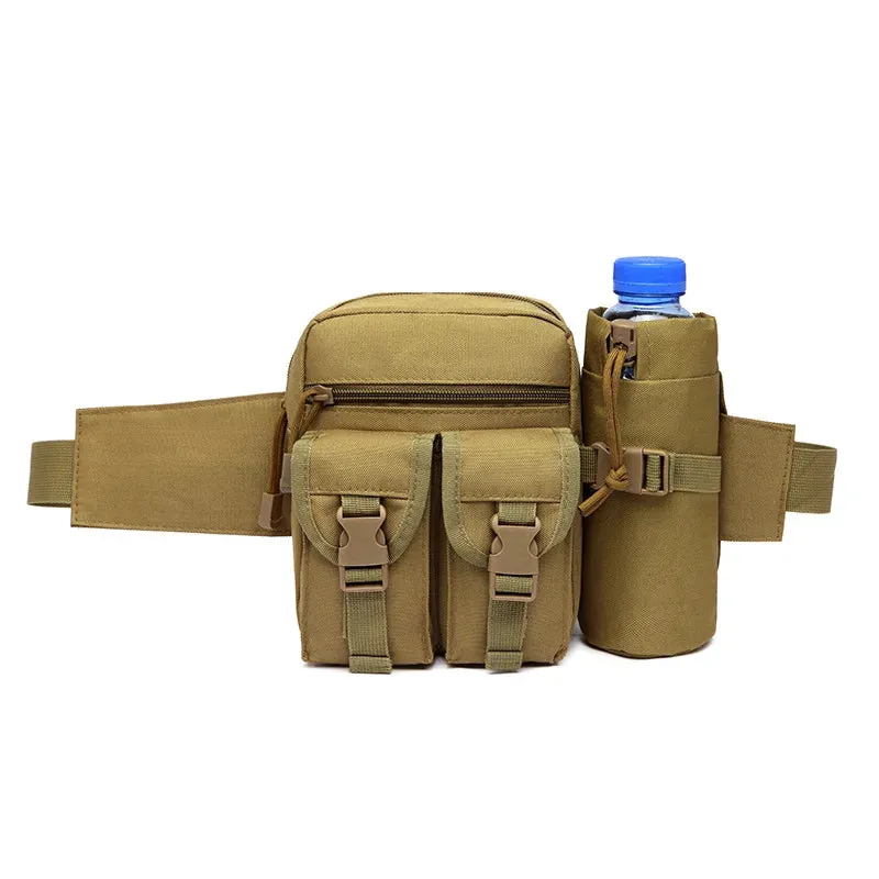 Men's Tactical Waist Pack - Nylon Belt Bag for Outdoor Sports and Hunting