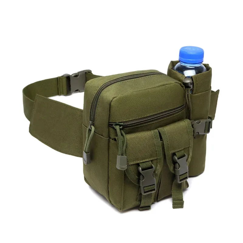 Men's Tactical Waist Pack - Nylon Belt Bag for Outdoor Sports and Hunting