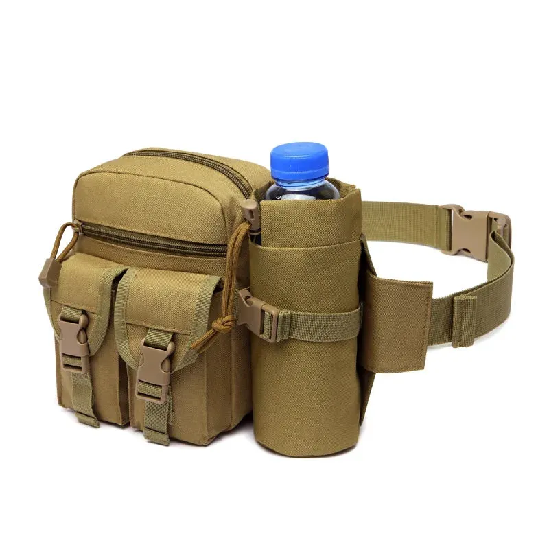 Men's Tactical Waist Pack - Nylon Belt Bag for Outdoor Sports and Hunting