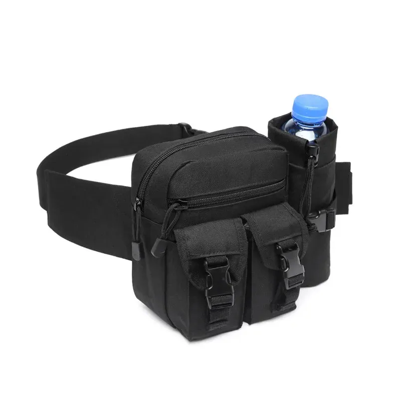 Men's Tactical Waist Pack - Nylon Belt Bag for Outdoor Sports and Hunting