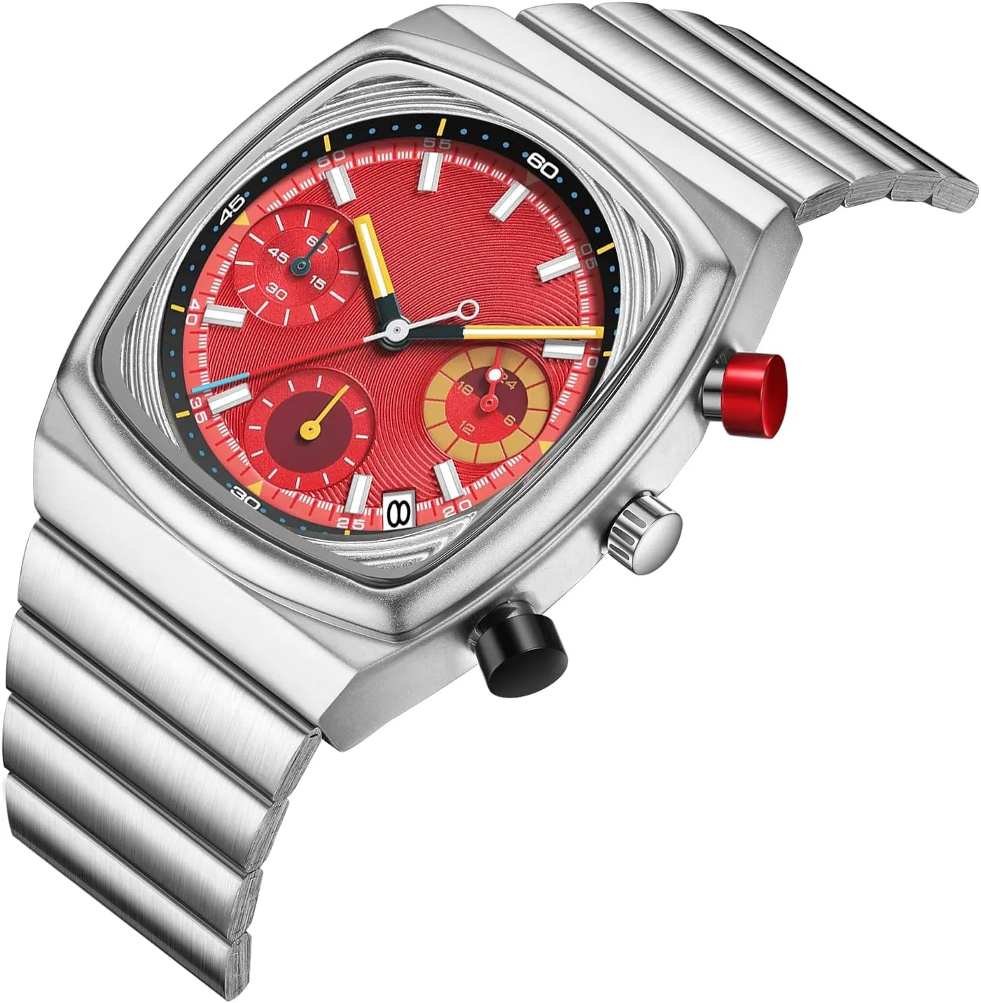 Mens Watch Waterproof Luminous Wrist Watches for Men Multifunction Chronograph Business Work Casual Fashion Sport Designer Dress Watch with Calendar Elegant Gifts for Men