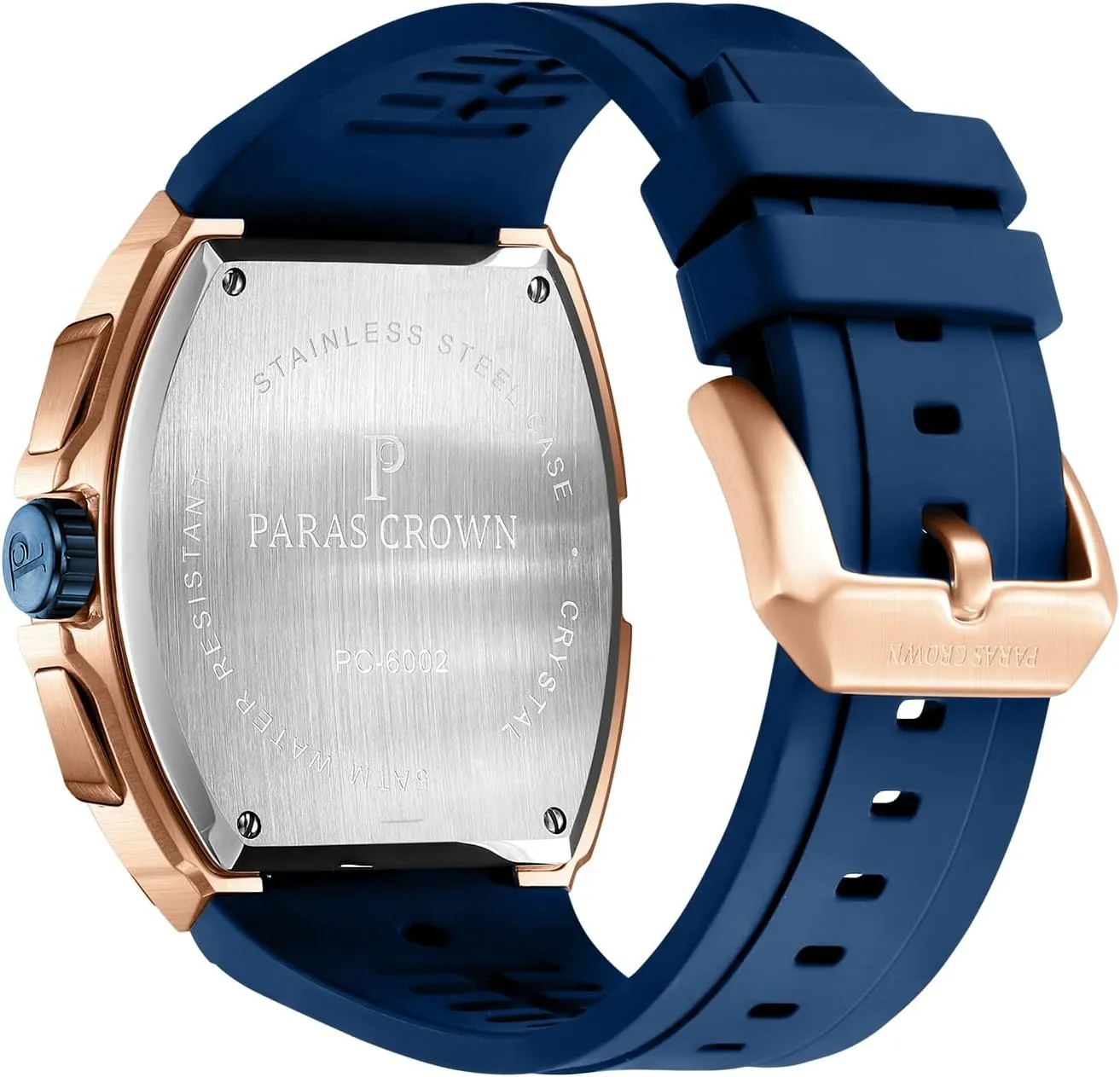 Mens Watches Analog Quartz Luxury 50M Waterproof Tonneau Watches for Men Japanese Movement Stainless Steel Case Luminous Sport Watch