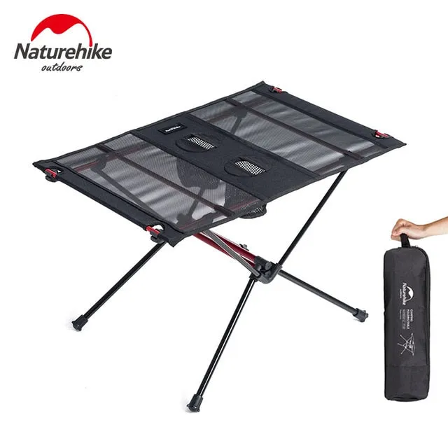 Metal Table Patio Picnic Huge savings Lightweight Aluminum Table Portable Collapsible Up Foldable Camping Folding Outdoor Roll Privacy-first Naturehike