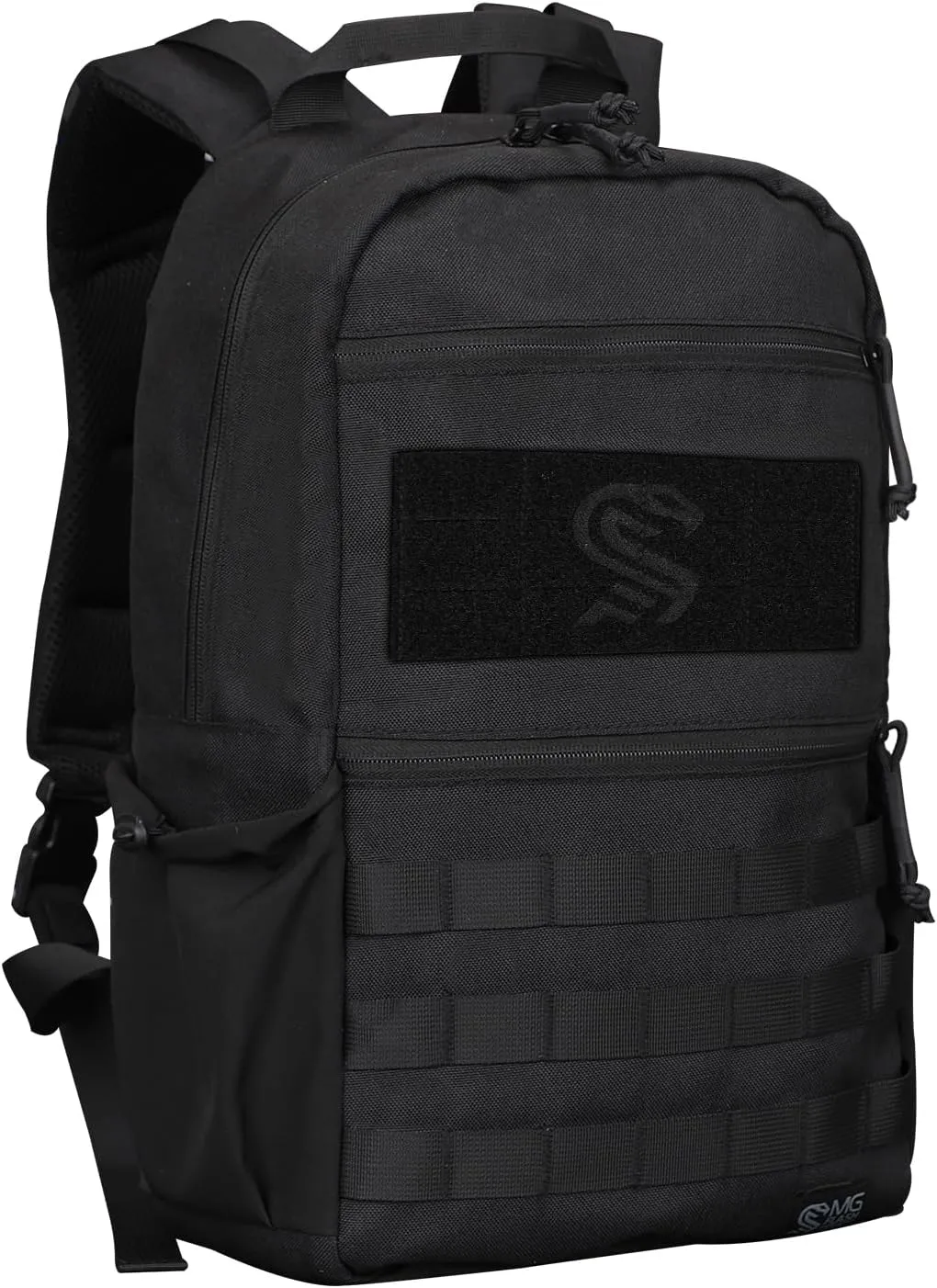 MGFLASHFORCE Small Military Tactical Backpack, Molle Army Pack Assault Daypack, Laptop Compartment, 15L