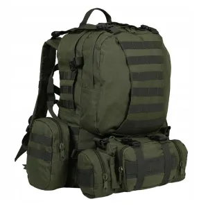 MIL-TEC DEFENSE ASSEMBLY PACK tactical backpack detachable belt rucksack olive