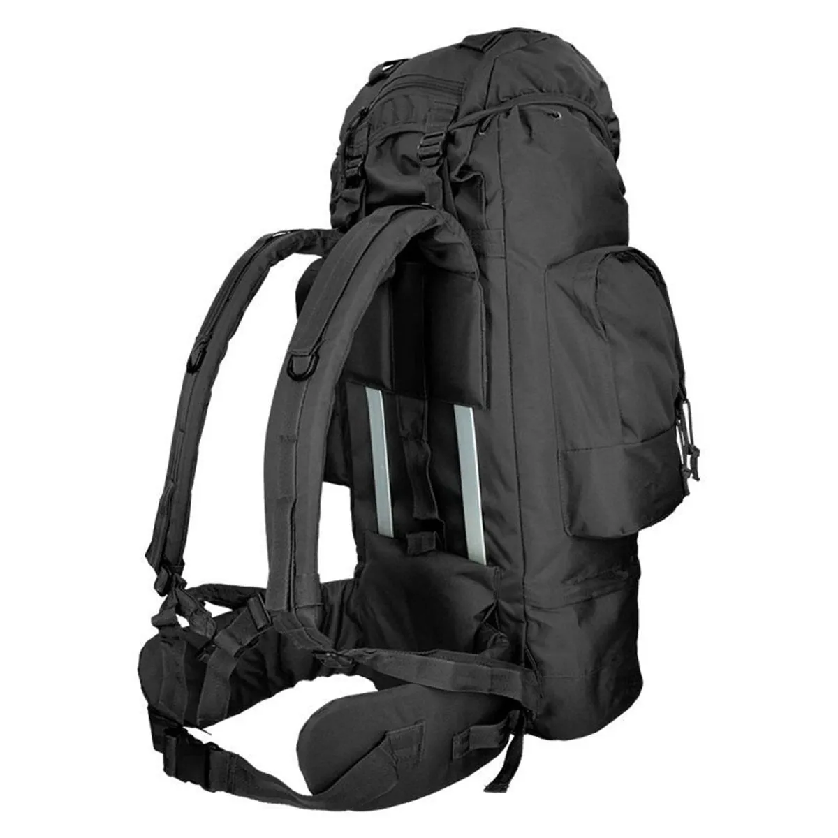 MIL-TEC RANGER tactical backpack hiking camping trekking daypack 75L black bag