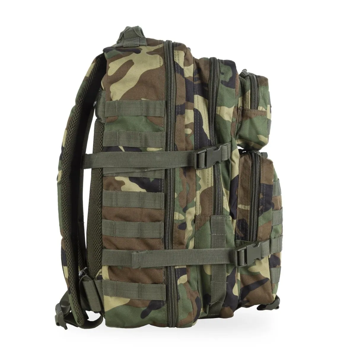 MIL-TEC U.S. Assault trekking rucksack 36L backpack woodland camo hiking daypack