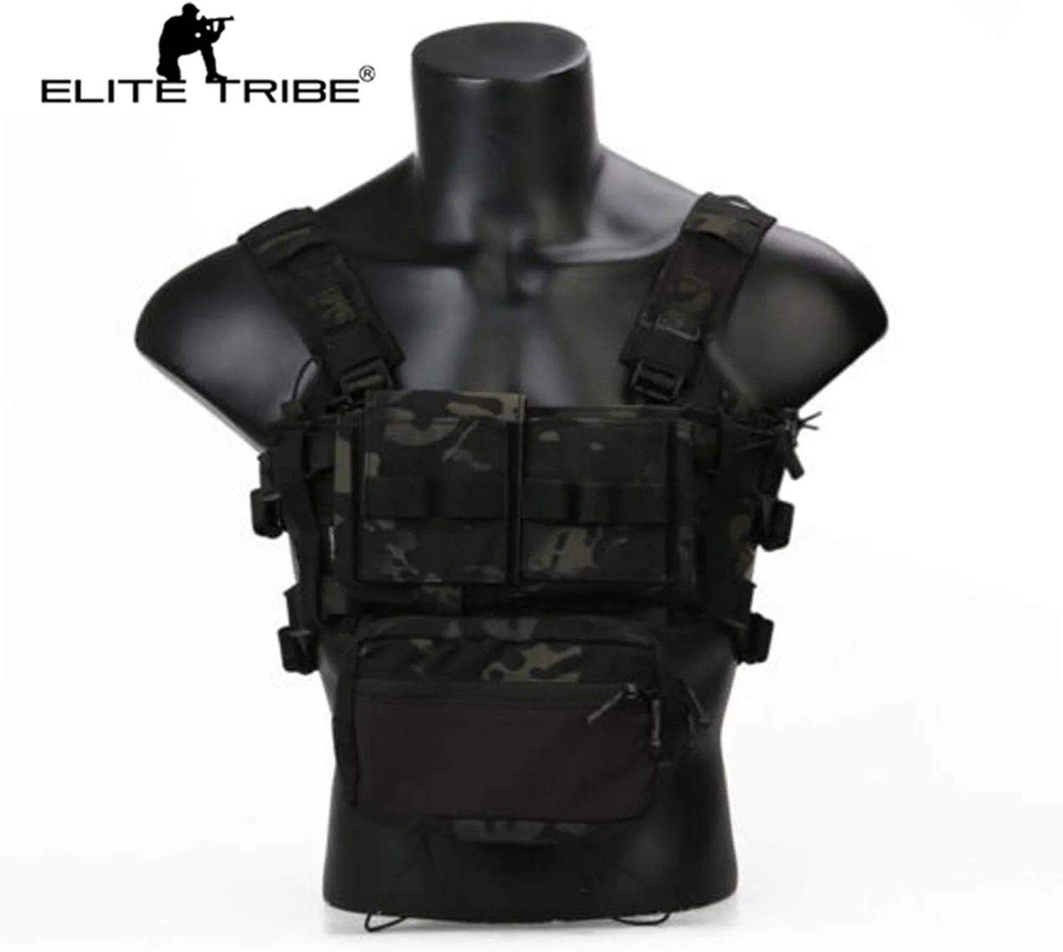 MK3 Modular Lightweight Chest Rig Micro Fight Chissis 5.56 Mag Pouch