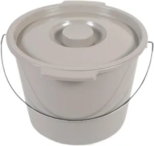 Mobile Potty with Handle Commode Bucket Camping Toilet