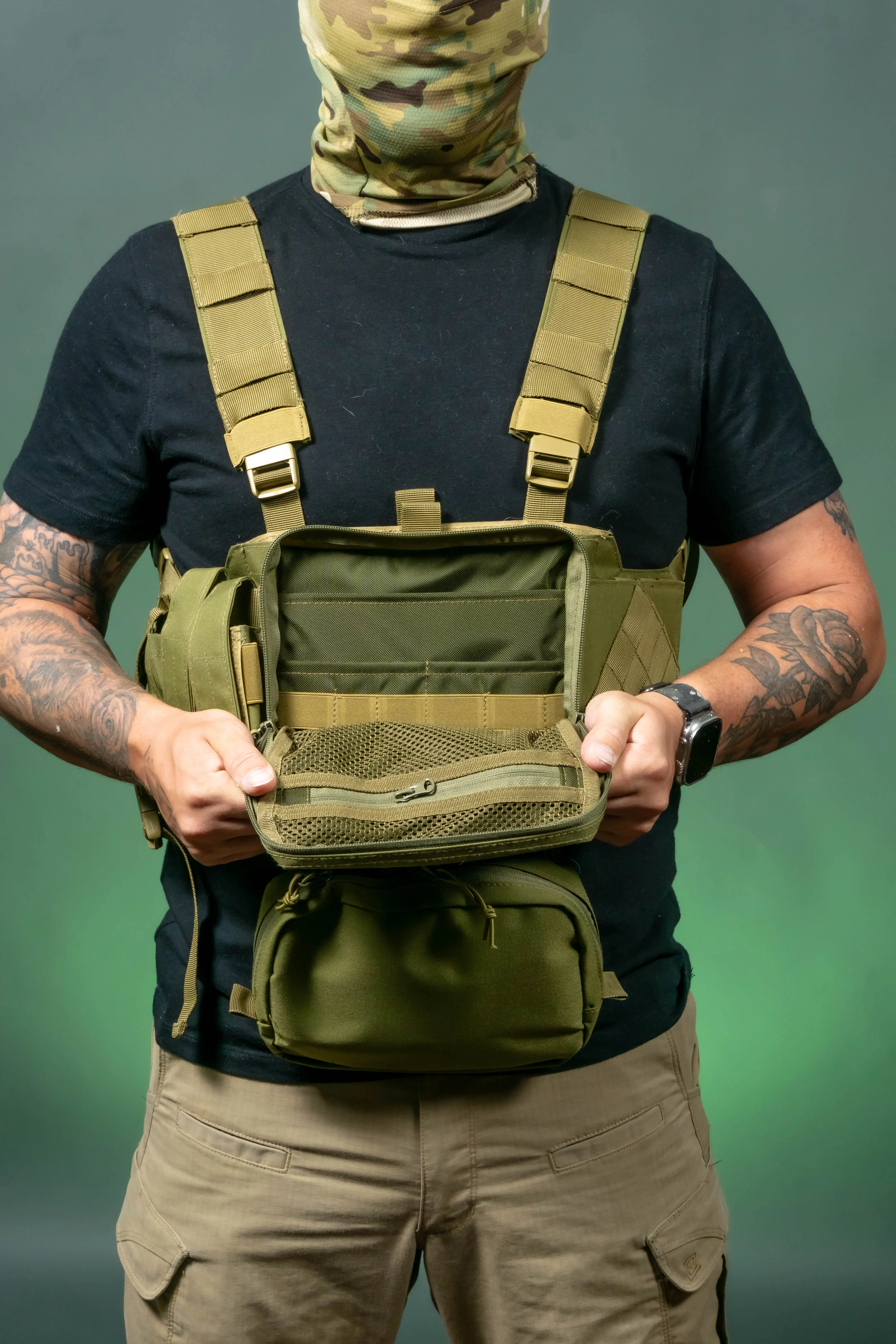 Modular Complete Chest Rig v2(Infrared Treated)