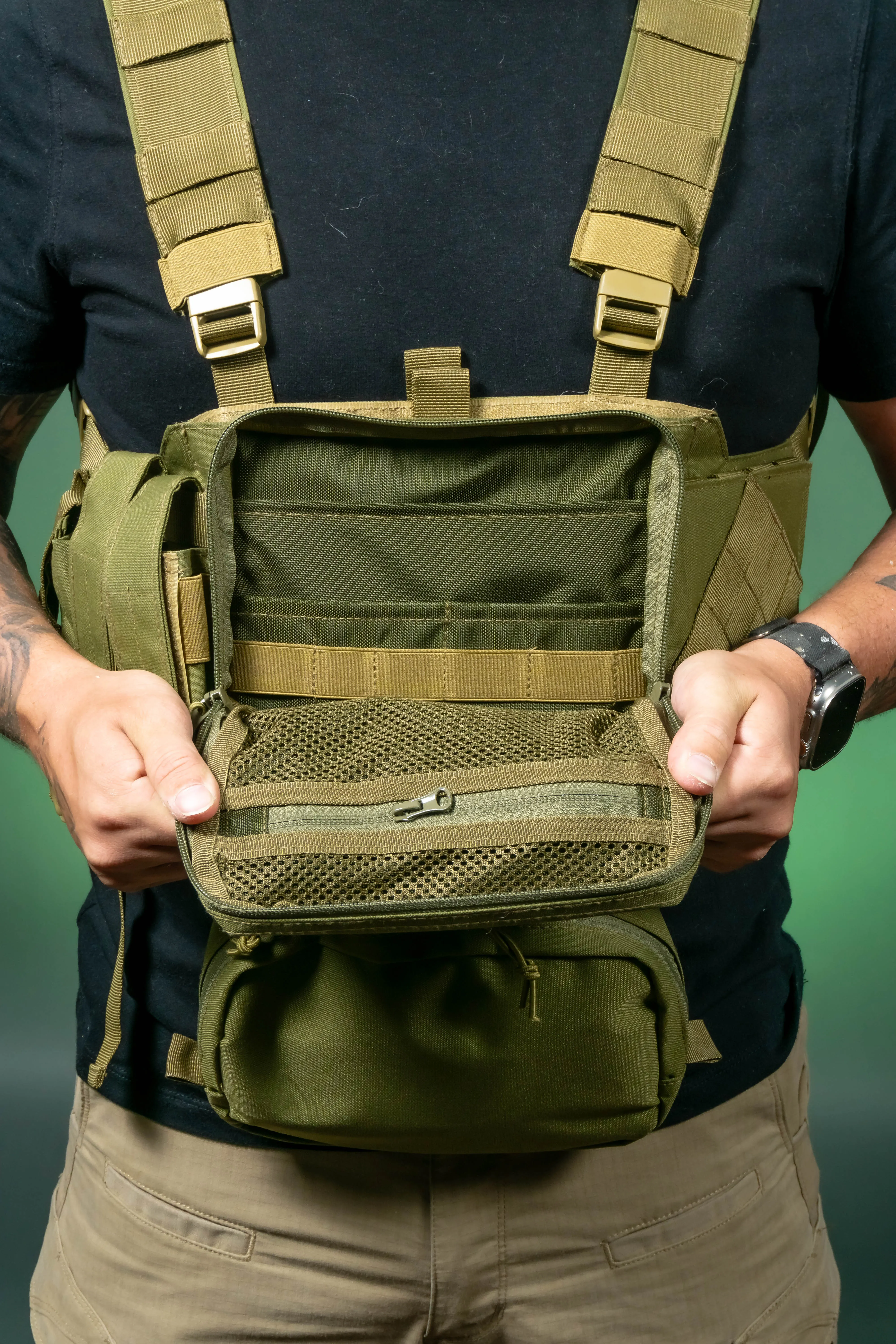 Modular Complete Chest Rig v2(Infrared Treated)