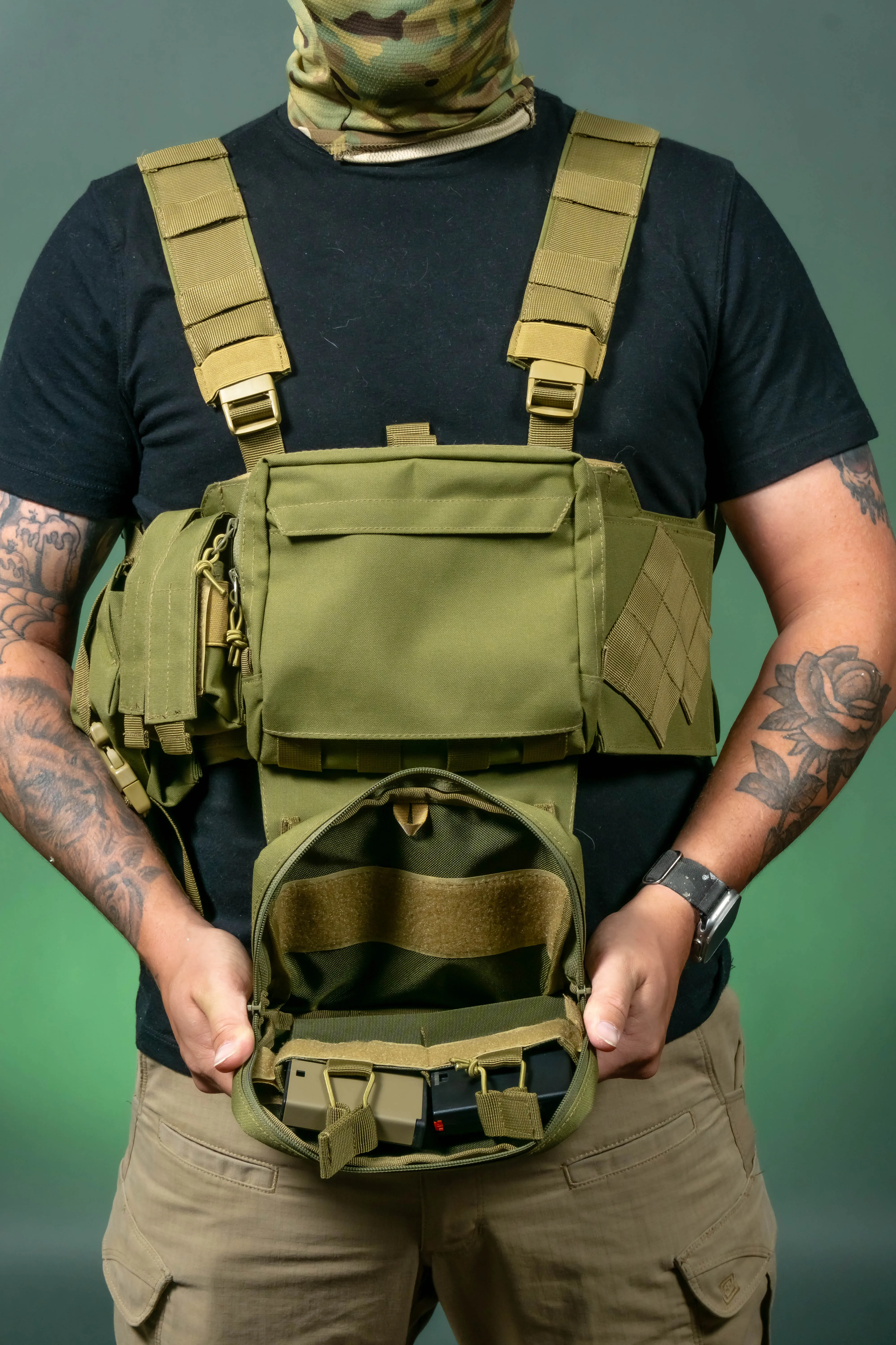 Modular Complete Chest Rig v2(Infrared Treated)