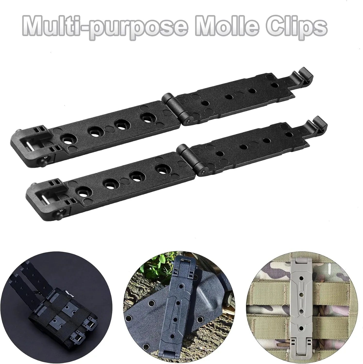 Molle Attachment with Mounting Hardware, Tactical Accessories and Equipment for Outdoor Use