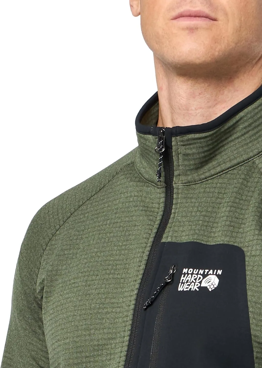 Mountain Hardwear Men's Polartec Power Grid Half Zip Jacket