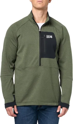 Mountain Hardwear Men's Polartec Power Grid Half Zip Jacket