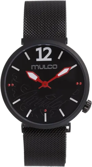 MULCO Watches for Men & Women - Mesh Minimalist Watch, Stainless Steel Case and Band, Quartz Movement, Face Premium Analog Display, 100m - Waterproof