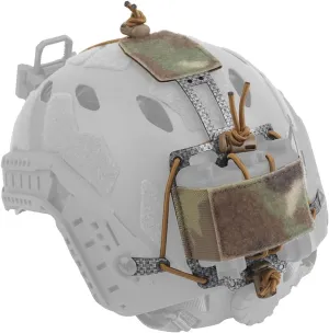 Multifunction Tactical Helmet Battery Pouch,PVS-31 NVG Battery Box Storage Pouch Elastic Adjustment Balance Weight Bag Counterweight Pack Compatible with Most Helmets