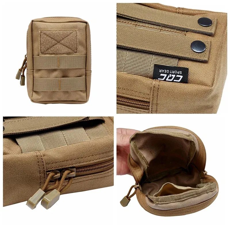 Multifunctional Outdoor Military Tactical Waist Bag with Molle System