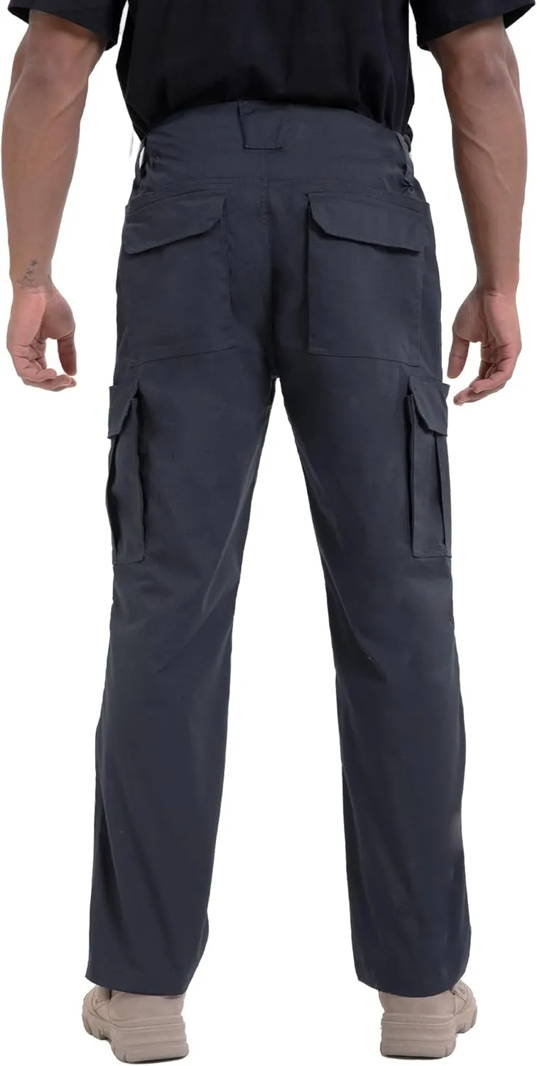 NATUVENIX Mens Work Pants Ripstop Tactical Pants for Men Lightweight Hiking Pants Men Water Resistant Cargo Pants Military