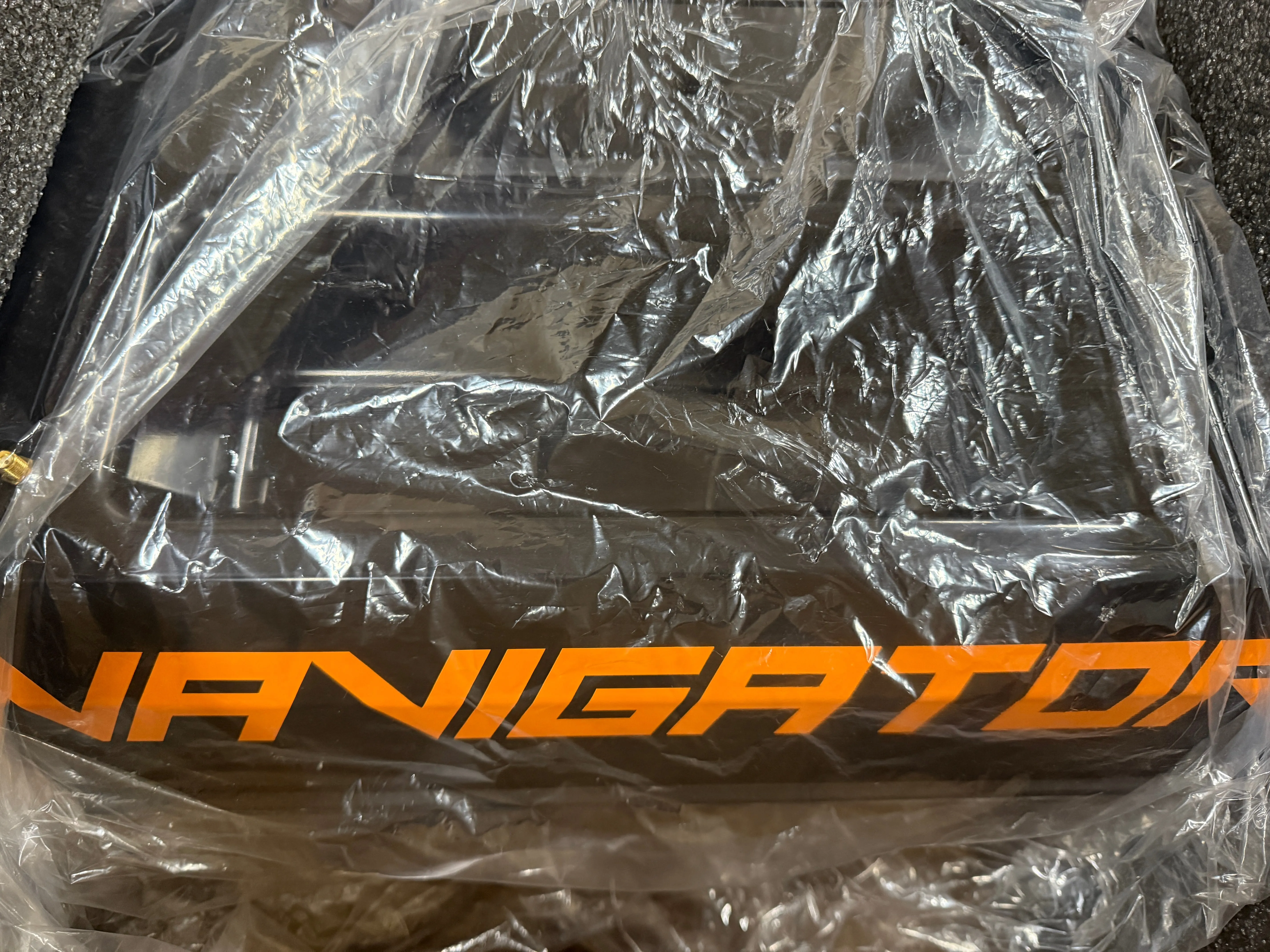 Navigator Bait Boat Orange Logo with Tolson XR500