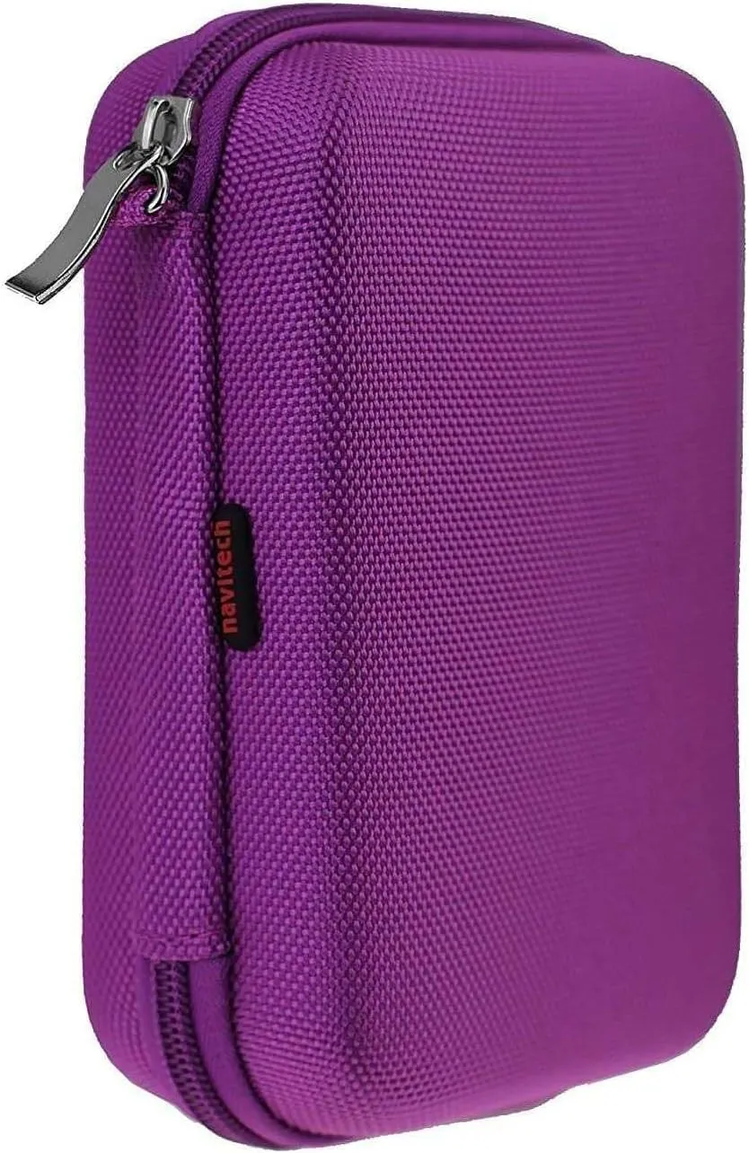Navitech Purple Watch & Accessory Case Compatible with Garmin Forerunner 15 GPS