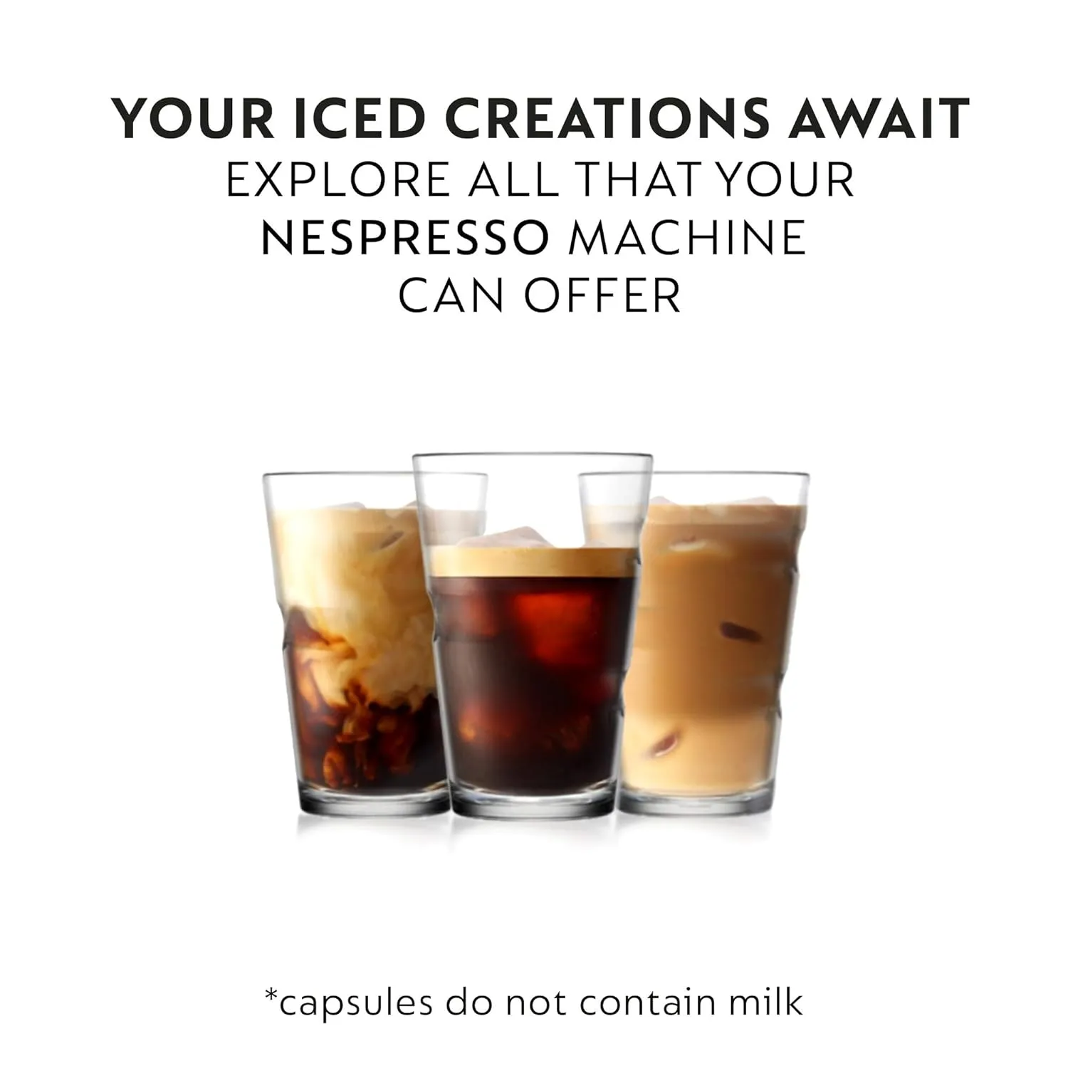 Nespresso Capsules Vertuo, Ice Forte, 30-Count Coffee Pods, Brews 7.8 oz.