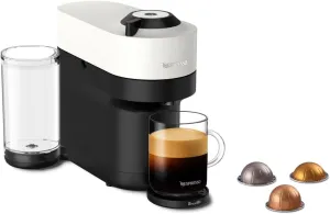 Nespresso Vertuo Pop  Coffee and Espresso Maker by Breville, Coconut White