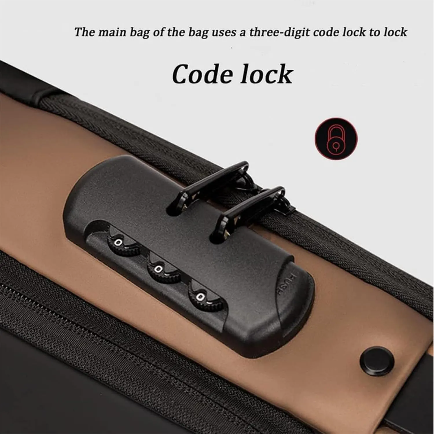New Carbon Fiber Anti-Theft Sling Bag, Carbon Fiber Anti Theft Sling Bag, Sports Crossbody Bag, Waterproof Shoulder Backpack (black gold)