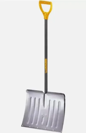 New Durable Snow Shovel Aluminum Blade 38.3 in. Steel Handle Poly D-Grip Snowfal﻿