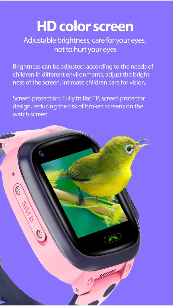 Newest 4G Smart Kids GPS Watch Phone Safety GPS Tracking Anti Lost Waterproof Kids Protect 4G Watches