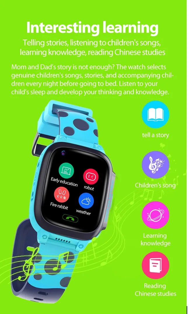 Newest 4G Smart Kids GPS Watch Phone Safety GPS Tracking Anti Lost Waterproof Kids Protect 4G Watches