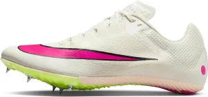 Nike Rival Sprint Track & Field Sprinting Spikes (DC8753-101, Sail/Light Lemon Twist/Guava Ice/Fierce Pink) Size 12